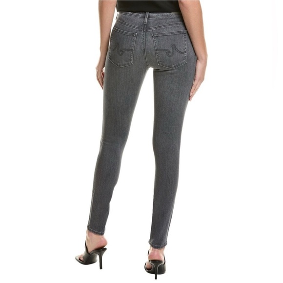 AG Adriano Goldschmied Farrah High Rise Skinny Jeans 26R Grey Pearls - Picture 2 of 14